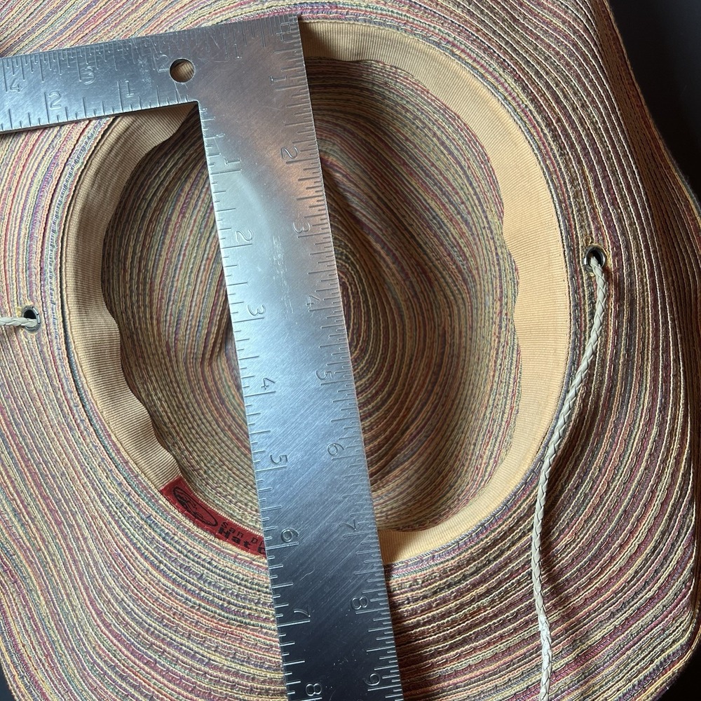 Vintage San Diego Hat Co Unisex Wide Brim Gardening Sun Hat Multicolor‎ 7.5" - Picture 12 of 14